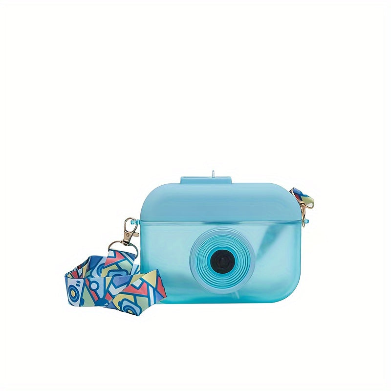 400ml Camera Cup Portable Plastic Water Bottle