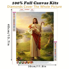 5D Round Diamond Painting Kit for Adults Cartoon Art 30x40cm