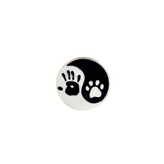 Men's Cat Claw Palm Tai Chi Brooch Button