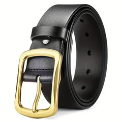 Men's Pin Buckle Retro Belt, Japanese Buckle, Leisure Belt