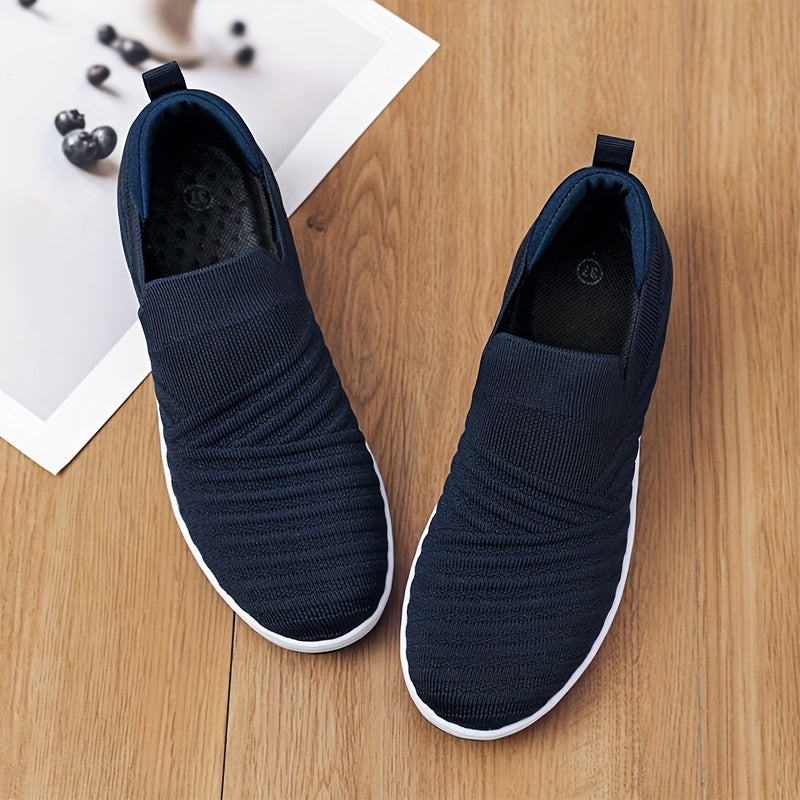 Women's Air Cushion Walking Shoes Shock Absorption Slip on Sneakers