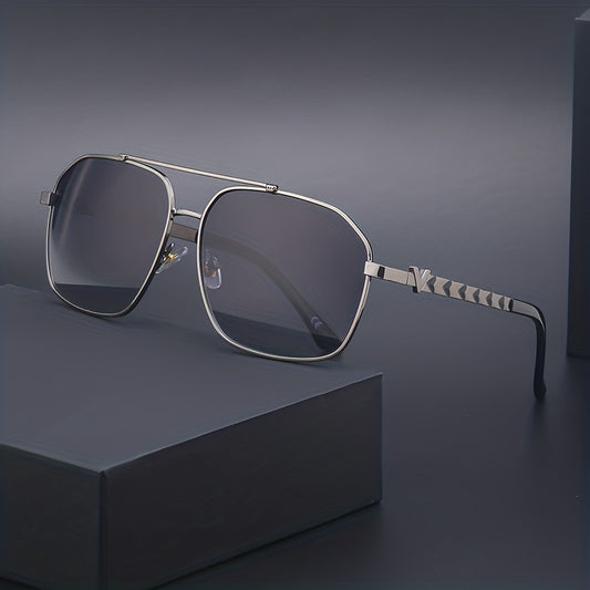 Retro Square Frame Sunscreen Sunglasses For Men and Women