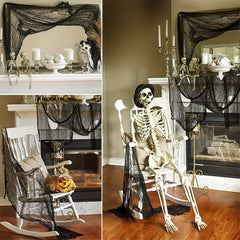 5pcs Halloween Scary Cloth Decor Gauze 190 X 76 Home Wall Decor