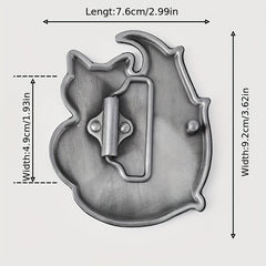 Cartoon Cat Belt Buckle Women's Jeans Accessories Leather Waistband DIY
