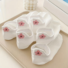 5 Pairs Floral Print Socks Low Cut Ankle Socks Women's Stockings