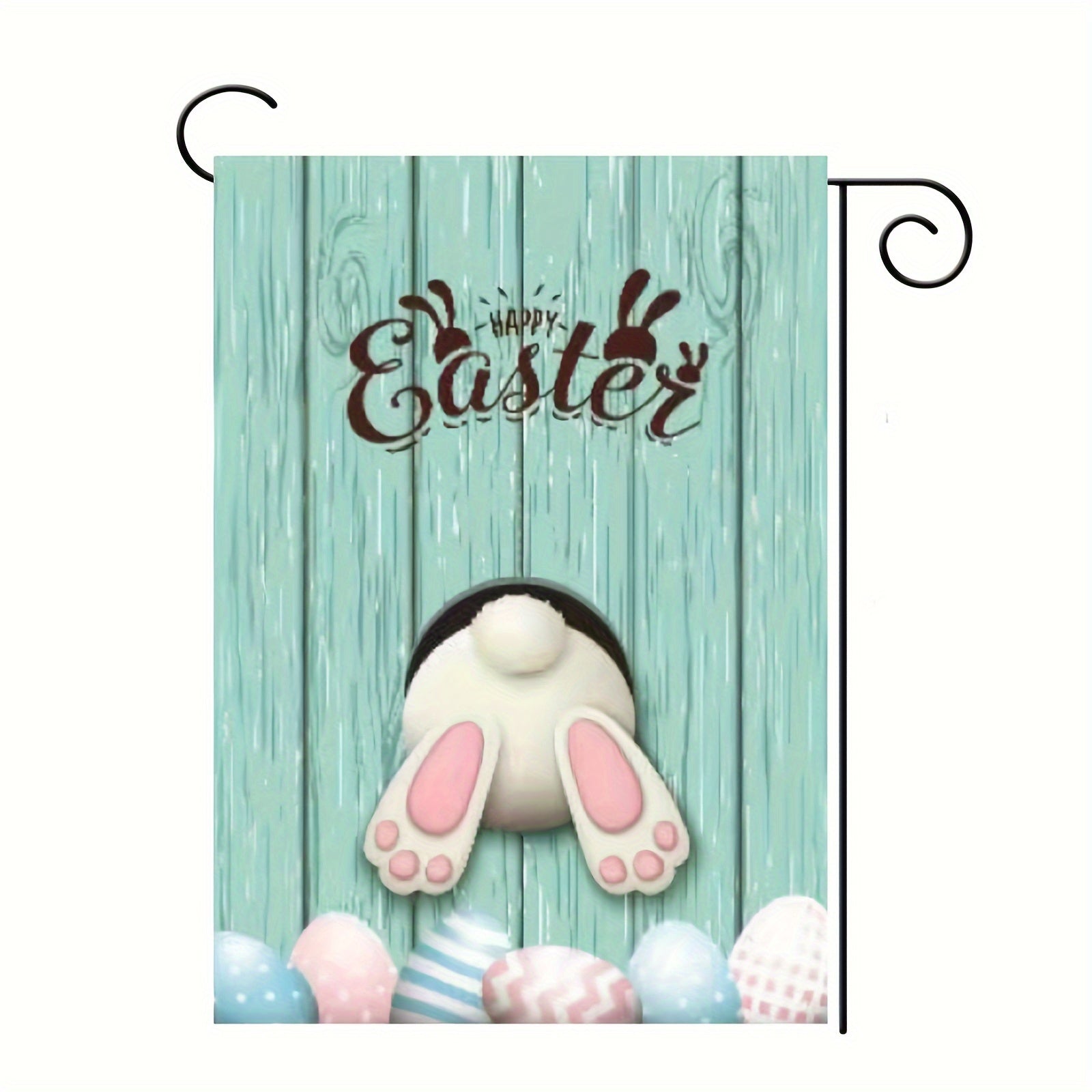 Easter Garden Flag Double Sided 30 48X45 72 Cm Easter Eggs And Rabbits Yard Flag