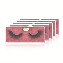10 Styles Thick False Eyelashes Single Pair Travel Size