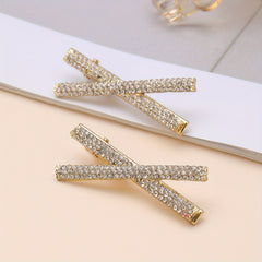 Cross Rhinestone Hair Clip for Women