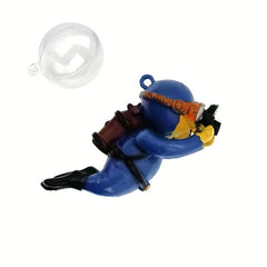 Aquarium Floating Diver Decoration Fish Tank Accessory