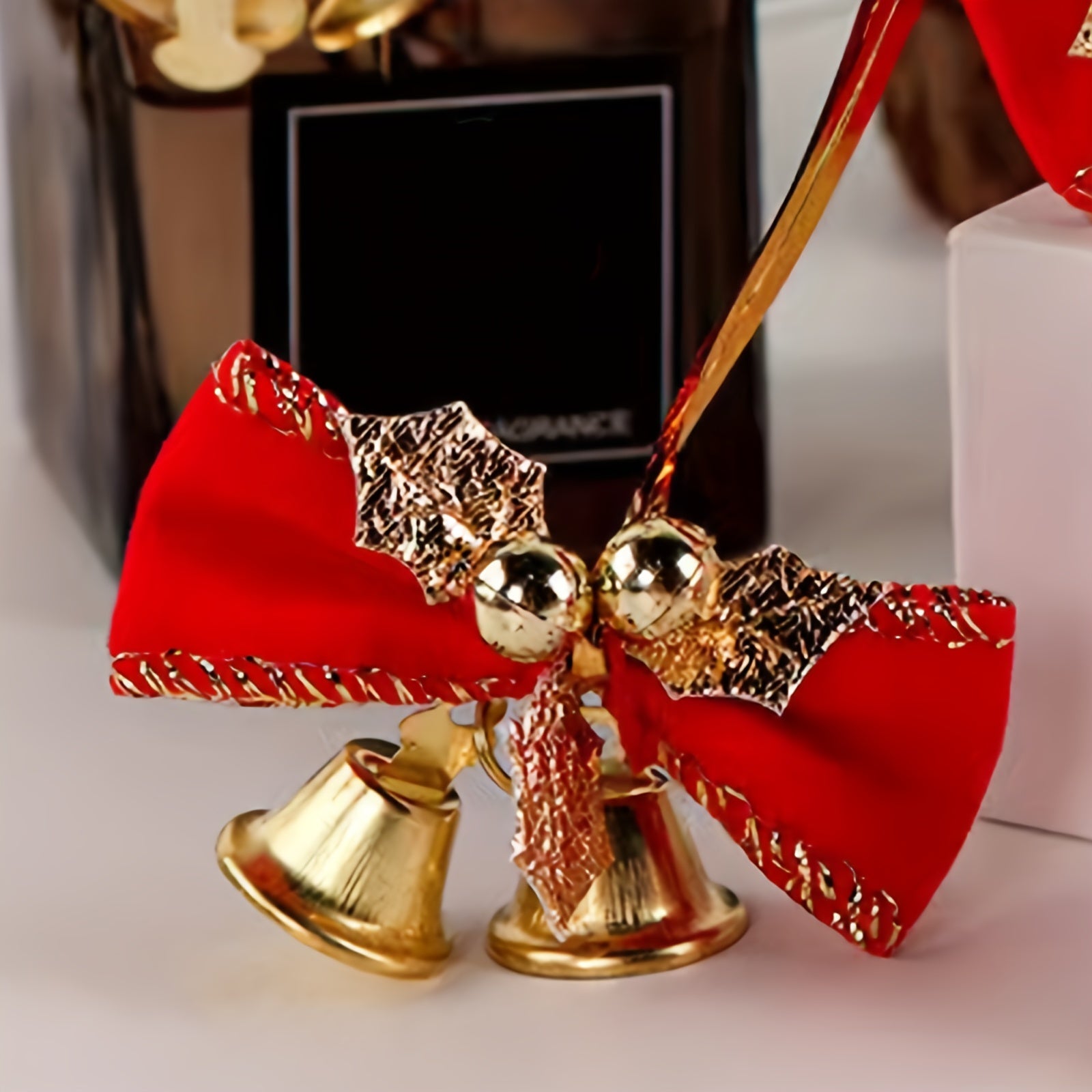 3pcs Christmas Tree Double Bell Decoration Set Christmas Tree Pendant