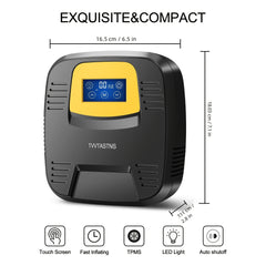 Portable Tire Inflator with Touchscreen