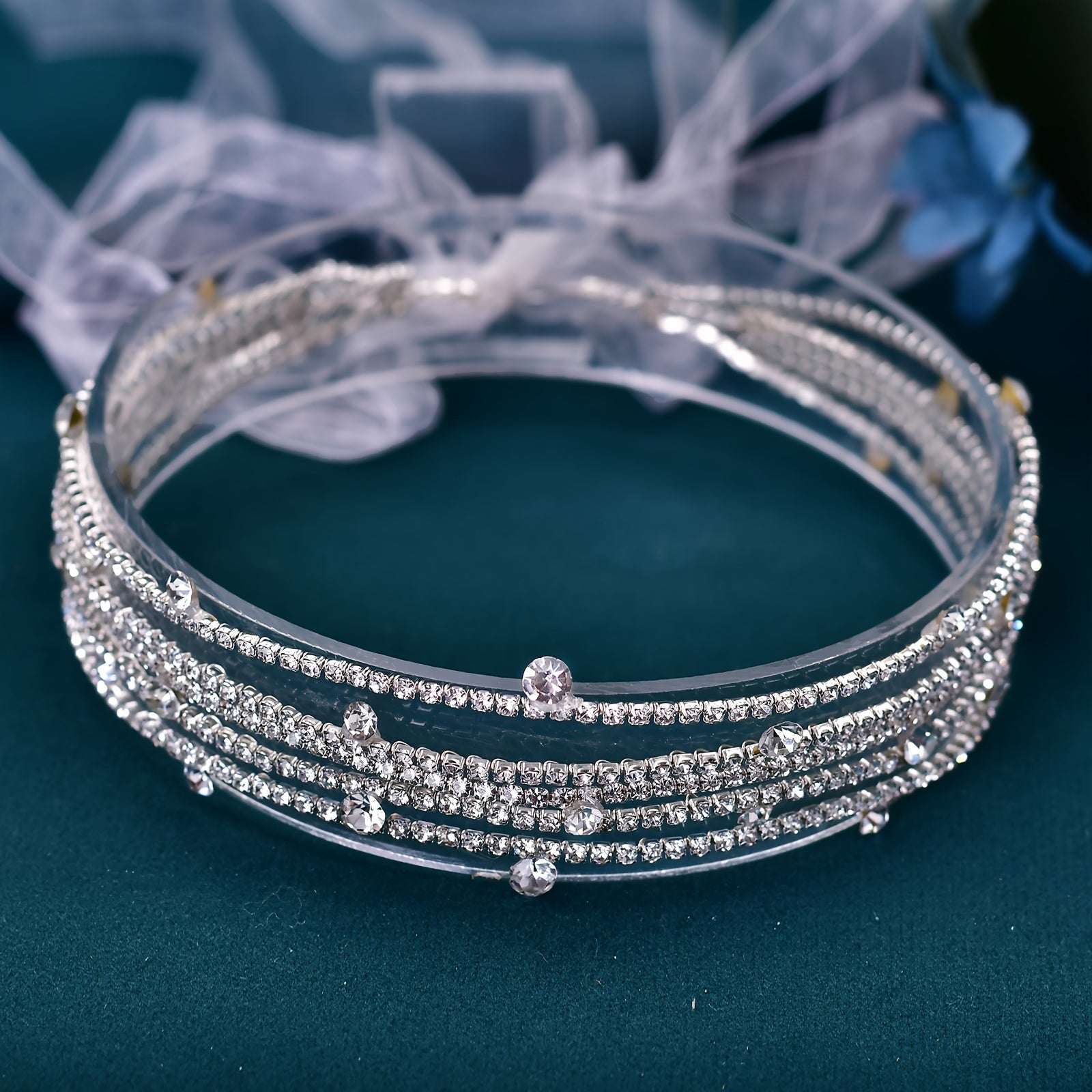 Sparkling Bride Waist Belt Synthetic Crystal Chain Versatile Waist Sash