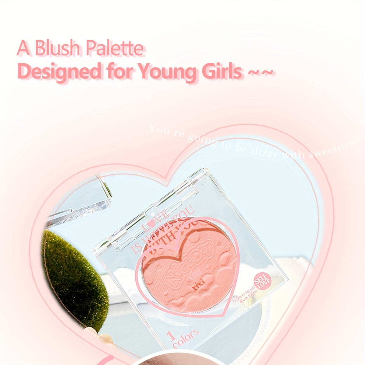 Xixi Natural Blush Palette Smooth Texture Pigmented Brightening