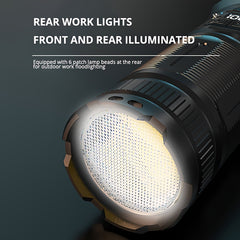 Rechargeable Aluminum Alloy Flashlight with Power Display