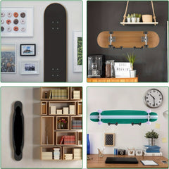 Skateboard Wall Mount Rack with Floating Effect