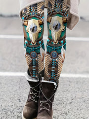 Boho High Waist Leggings for Women