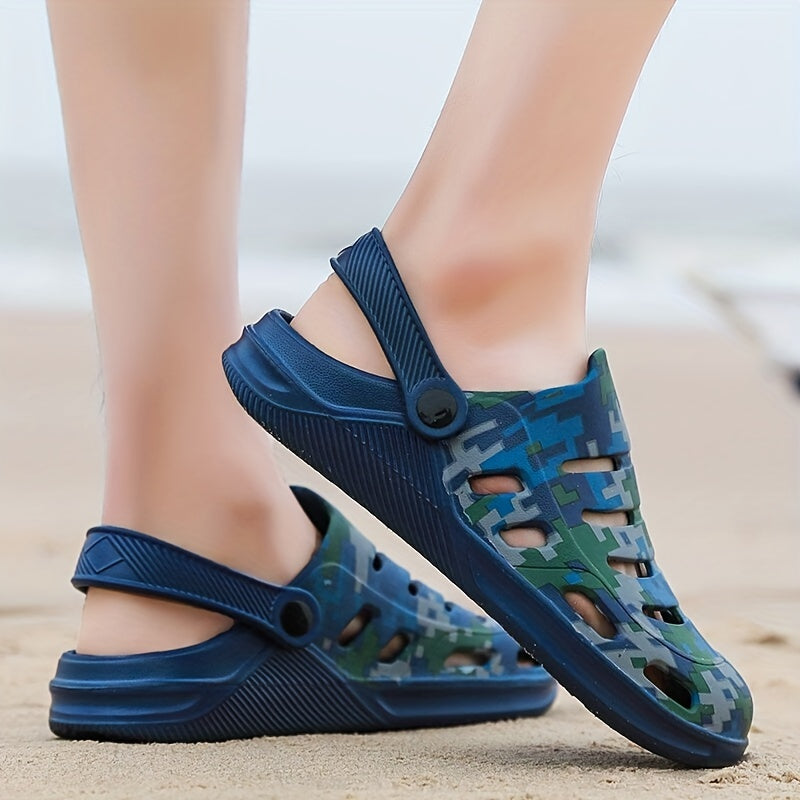 Unisex Camouflage Lightweight Comfy Garden Clogs