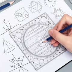 Multifunctional Ruler for Perfect Geometric Shapes