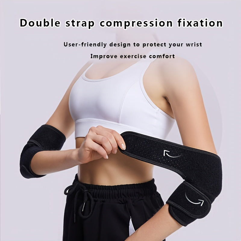 Open Elbow Protector Dual Strap Adjustable Elasticity Waterproof OK Fabric