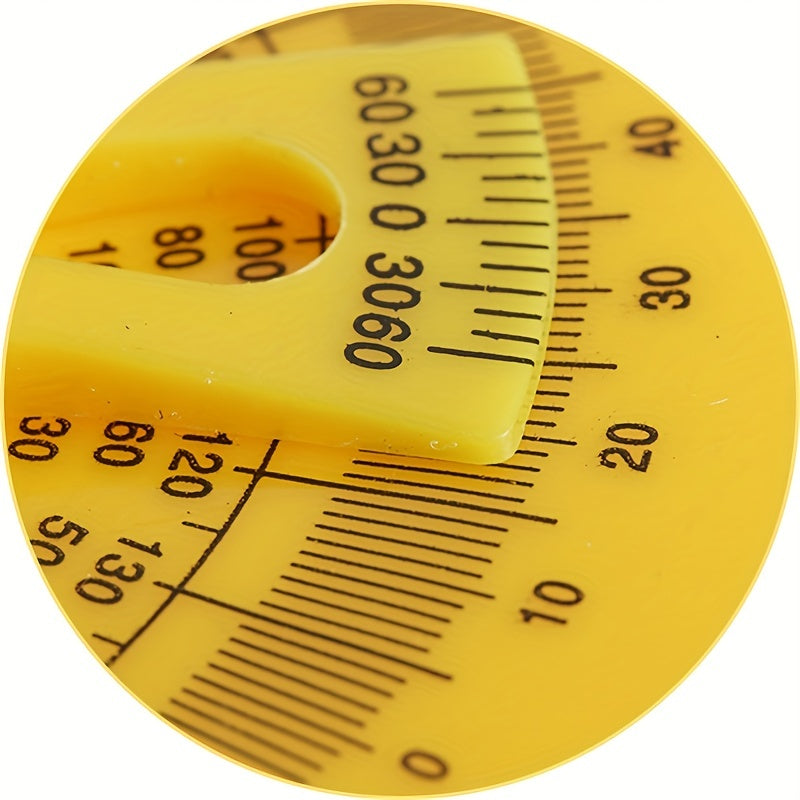 Protractor Angle Finder Woodworking Tool 0-180 Outside Inside Angle Gauge Ruler