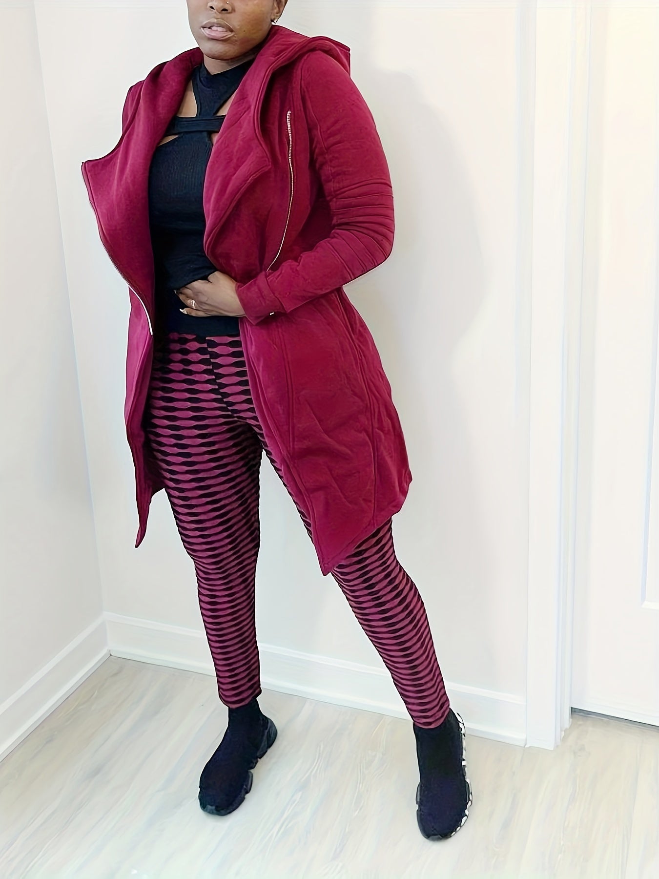  Geometric Print High Rise Leggings