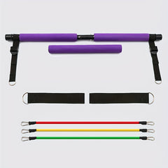 3 Section Pilates Stick with Resistance Band