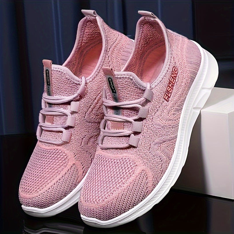 Soft Thick Sole Mesh Breathable Woven Shoes for Outdoor School Travel Walking