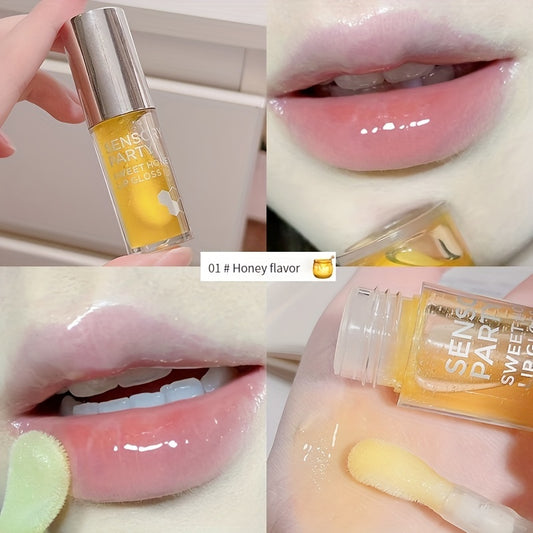 Fruity Water Sense Crystal Jelly Lip Gloss for Moisturizing & Plumping