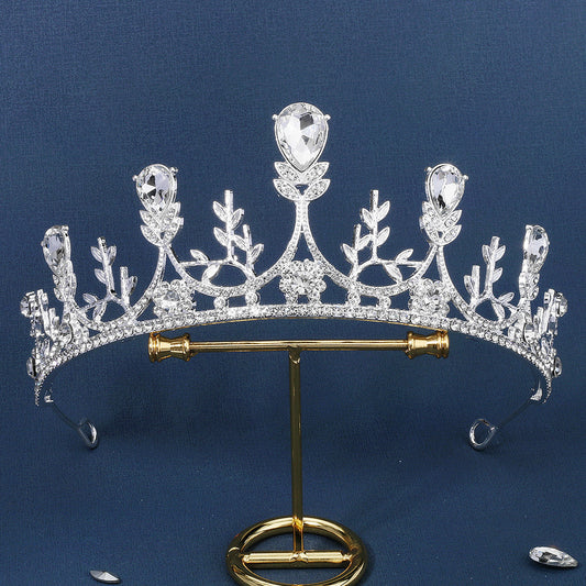 Rhinestone Crown Headband Party Favor Princess Tiara Wedding