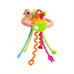 Baby Toy Finger Pull String Astronaut Duck for 6 Month