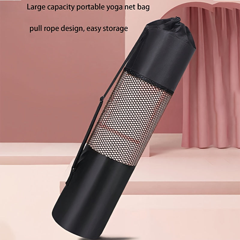 Breathable Drawstring Yoga Mat Mesh Bag