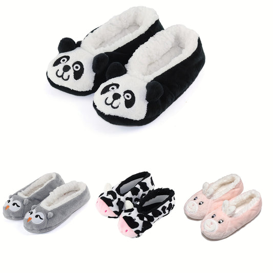 Cartoon Animal Fuzzy Socks & Warm Floor Socks Women's Stockings