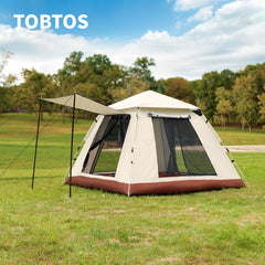 Portable Camping Tent for 4-6 People with Carry Bag