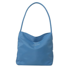Pink Letter Embroidered Tote Bag Women's Handbag
