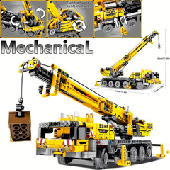 1008pcs City Series Construction Truck Blocks