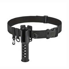 Adjustable Fishing Rod Holder Belt with Pole Inserter