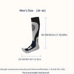 Heated Crew Boot Socks For Men Winter Warm Thermal Socks