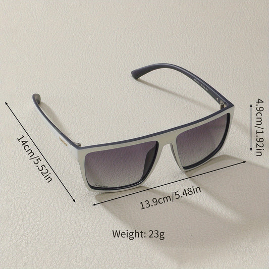 Men's Large Frame Sunglasses UV Protection Holiday Party Decorative Sunglasses
