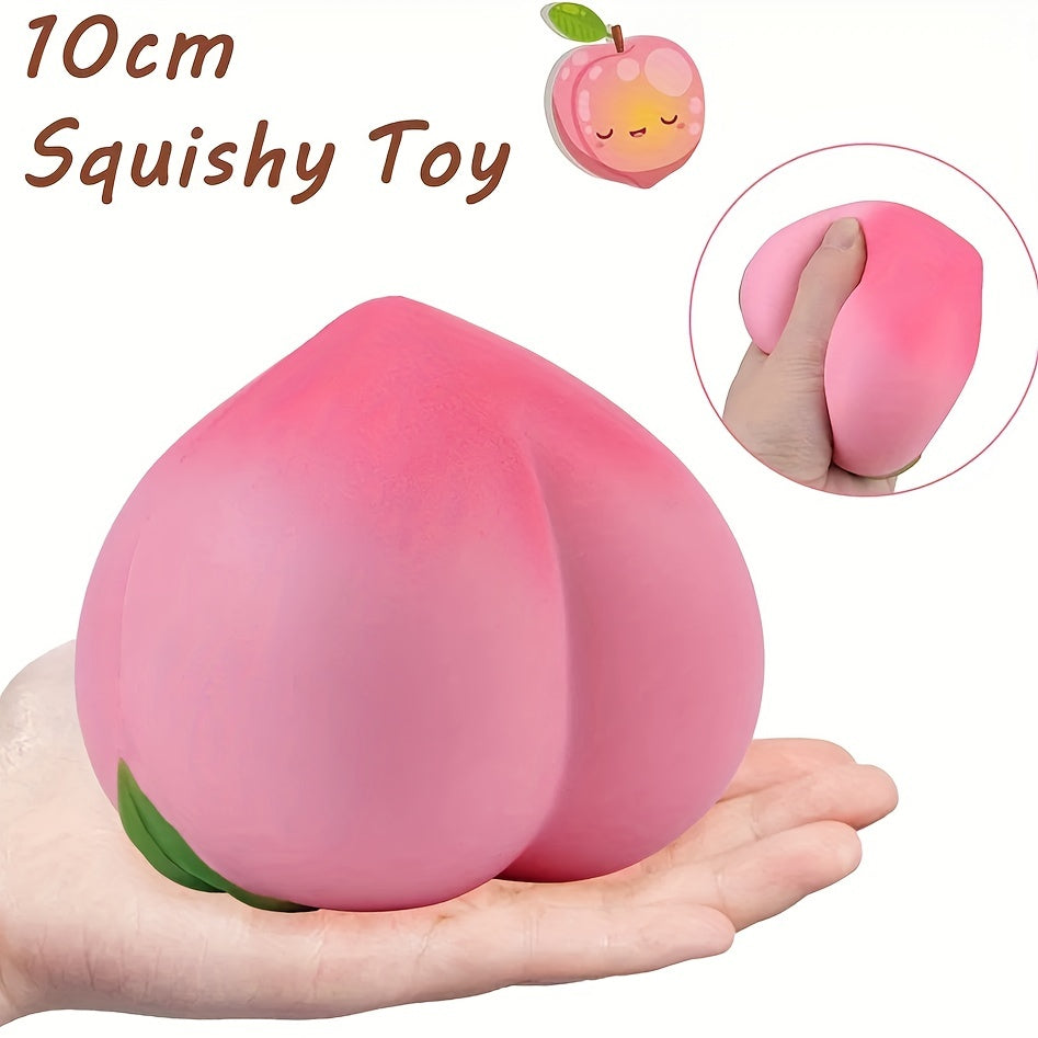 Big Peach Decompression Toy Pop Fidget - Gift For Stress Relief