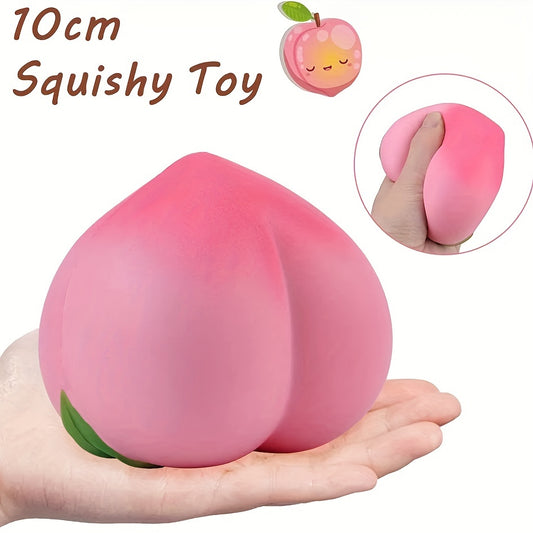 Big Peach Decompression Toy Pop Fidget - Gift For Stress Relief