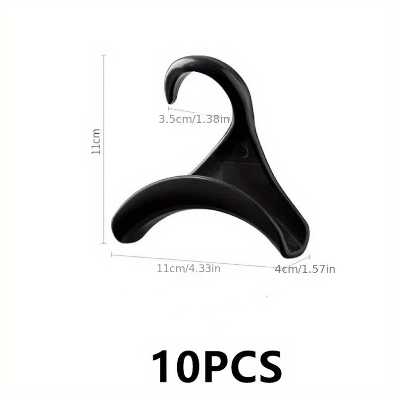 10pcs Purse Hanger Hook Acrylic Bag Holder Closet Organizer Storage