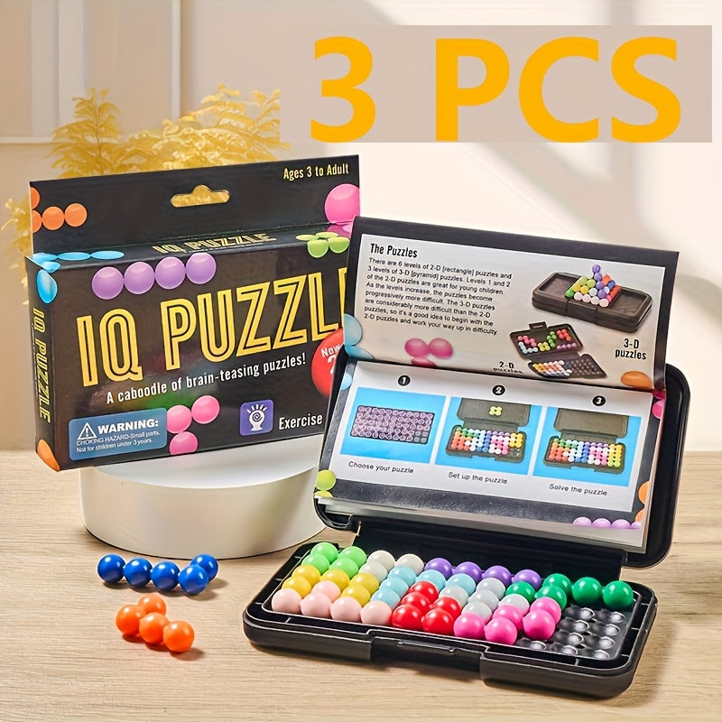 Colorful Plastic Balls Pyramid Puzzle Game