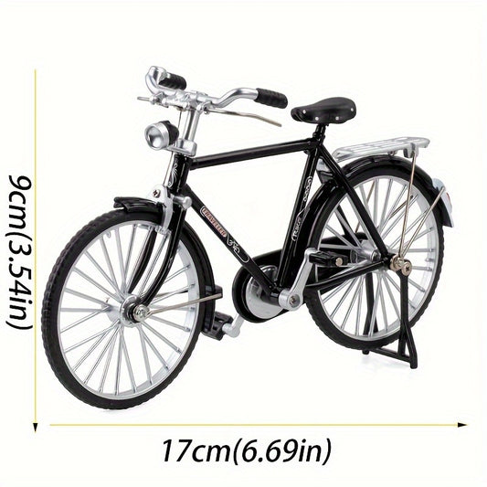 1pc Mini Alloy 28 Big Bar Toy Car Model Bicycle Ornament