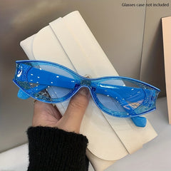 Y2K Mod Cat Eye Sunglass Female Lady Candy Eyewear UV400