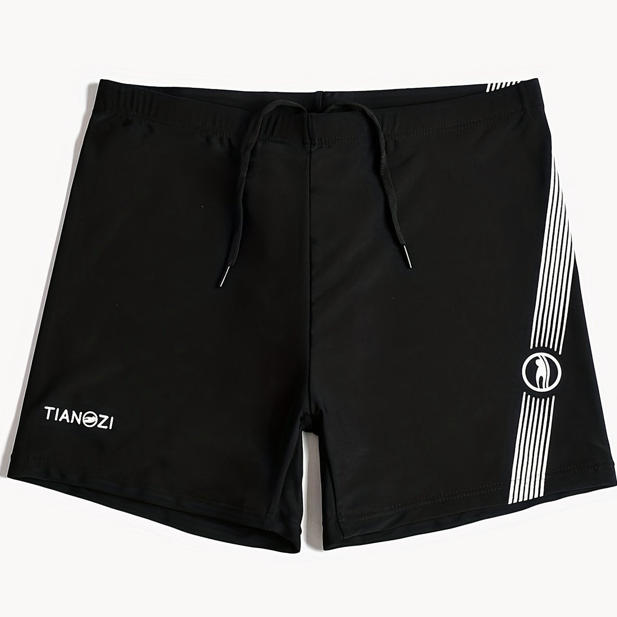 Men's Vintage Swim Trunks High Stretch Swimwear for Summer