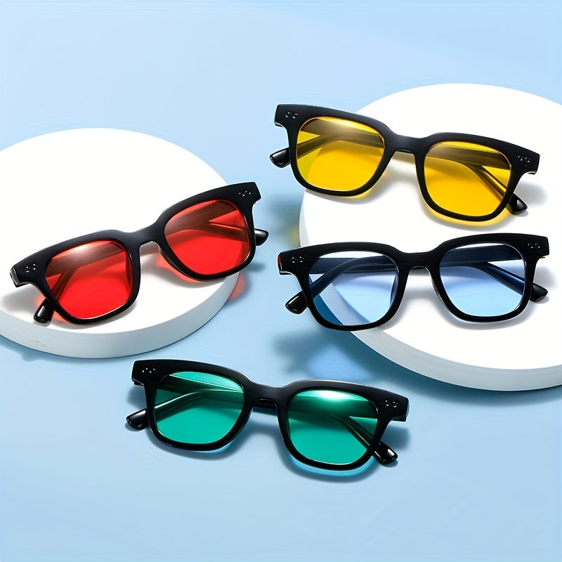 Square Sunglasses UV400 Sun Shades for Party Beach Travel