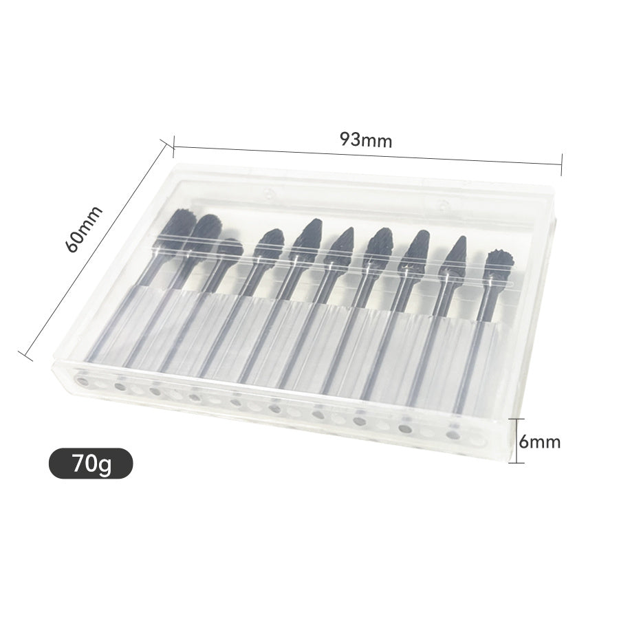 10pcs Tungsten Carbide Grinding Bits Set for Rotary Tools