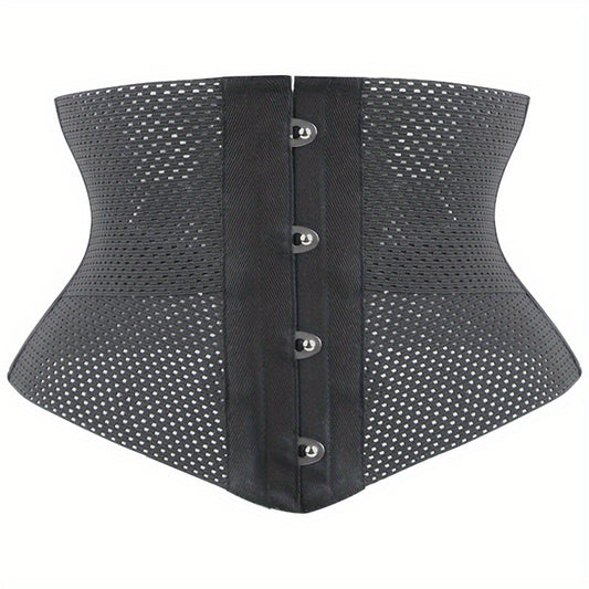2 Layer Elastic Waist Training Belt Sports Fitness Waist Trainer