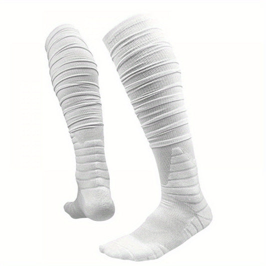 Compression Solid Football Socks For Men