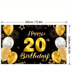 1pc Birthday Banner Happy Birthday Decorations 109 184